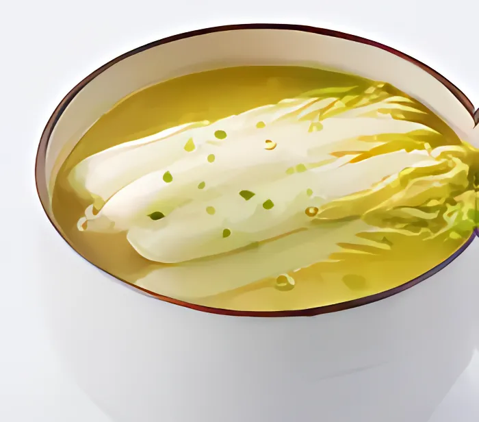 鸡汤娃娃菜