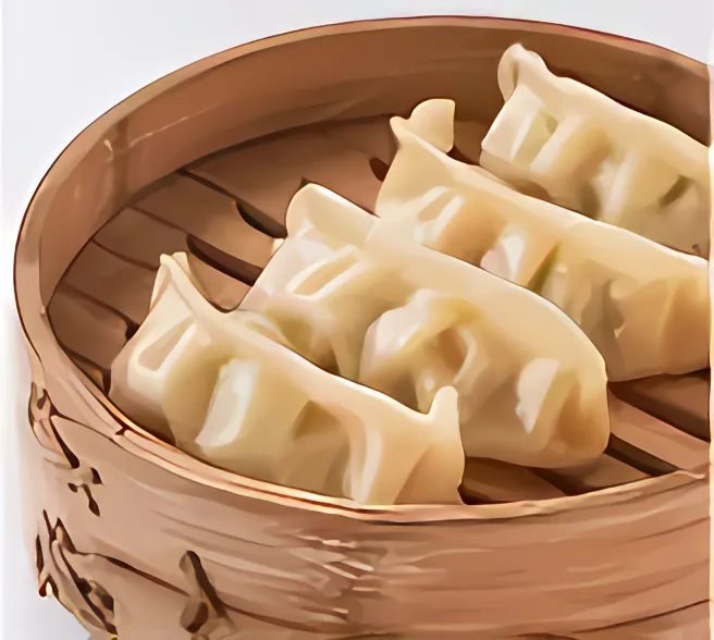 荠菜鲜肉蒸饺